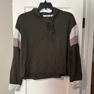 Dark Olive Jersey Hoodie